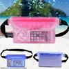 Sac Étanche pour Natation Ski Drift Plongée Sac d'Épaule Ceinture Sacs pour Téléphone Portable Sous-marins Étui Housse pour Plage Bateau Sports