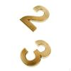 2Pcs Sticky Door Number Room Buildings Digit 2 3 Plaques