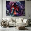 Wolf Art Wall Tapestry Aesthetic Wall Hanging Printed Fabric Blanket Decorative Tapestries for Bedroom Living Room Home Decor