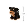 Hunde-Serie Plüschtier Dobermann Pinscher Schnauzer Bulldogge Labrador Stoffpuppe Schreibtisch Dekorative Spielzeuge Niedlich Geburtstag Geschenke