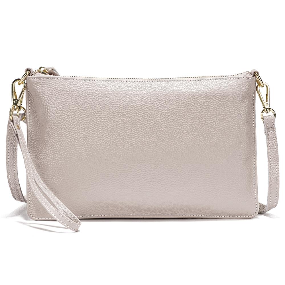 Zency Kvinner Skulderveske Myk Skinn Håndveske Clutch