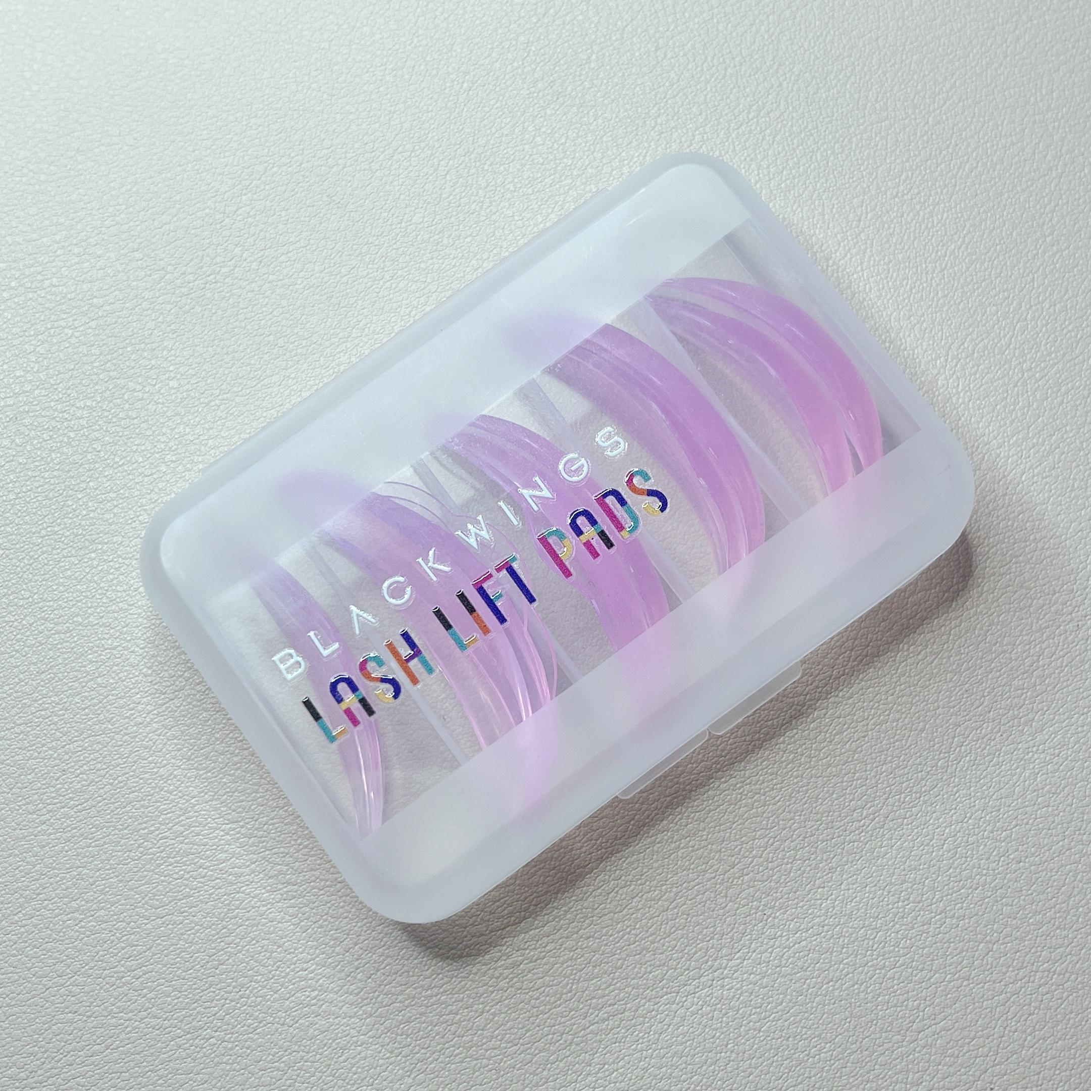 Blackwings 5 пар силиконовых подушечек для завивки ресниц 6 цветов Подушечка для завивки ресниц Силиконовая липкая