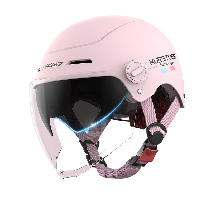 

Шлем для электромобиля/мотоцикла, женский, двухслойный, летний, красочный, удобный, дышащий, с защитой от солнца, полушлем для электромобиля