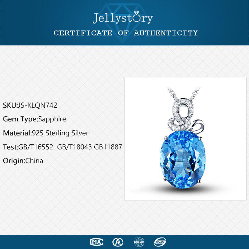 Lindon Fashion Jewelry Necklace Oval Shape Pendant Women Wedding Party Gift