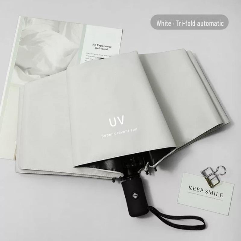 Automatic Folding Dual-Use Sun Umbrella for Adults: UV Protection, Portable for Home & Outdoors