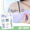 Rikalong Waterproof Cartoon Glitter Tattoo Stickers - Dreamy Gradient Face Designs