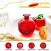 Realistisches Glasfrucht-Briefbeschwerer Miniatur-Glasfrucht-Statue Tischdekoration für Schreibtisch oder Regal