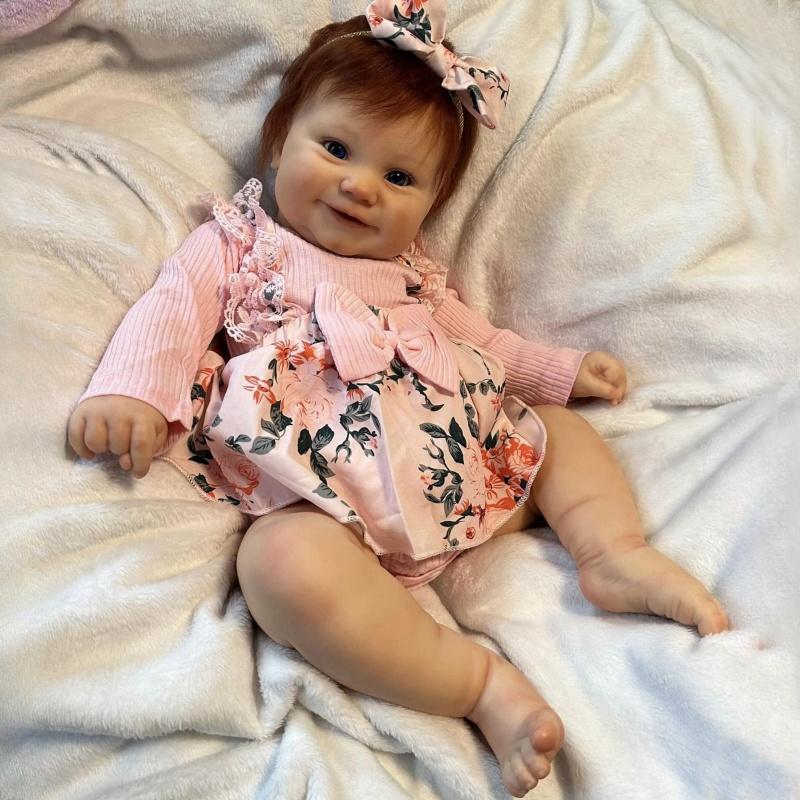 

Косплей Девушка Мягкая на ощупь Милая новорожденная кукла Мэдди 50 см тканевое тело Реборн Младенческая кукла реалистично выглядящая переработанная кукла для детей раннего образования игровая игрушка