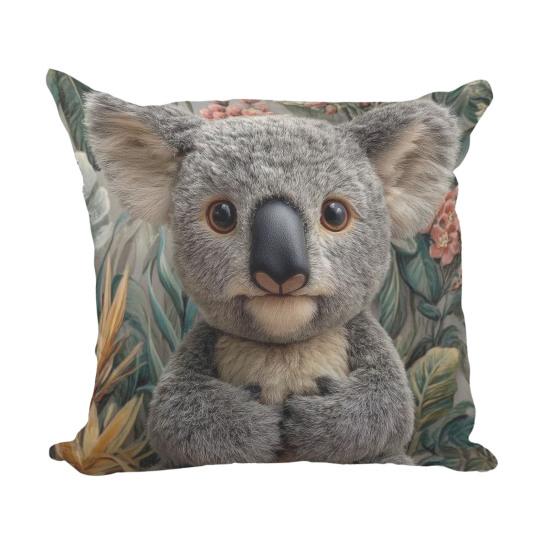 Pillow Cover Squealing Goat Donkey Rabbit Puppy Alpaca Print Cushion Case Sofa Bed Pillowcase Bedroom Dorm Home Decor
