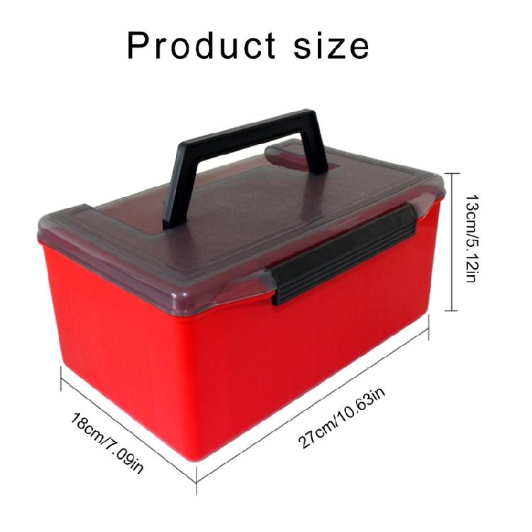 52 Fächer Kunststoff Angelgerät Box Tintenfisch Jig Hardbaits Behälter Köder Werkzeug Aufbewahrungskoffer Angeln Gefütterte Box Organizer