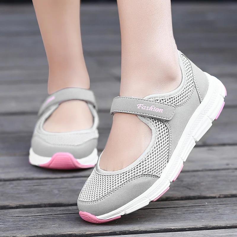 Women Shoes Breathable Vulcanized Shoes White ZapaWomen Sneakers Fashion Breathable Mesh Casual Walking Shoes Women Work Shoes