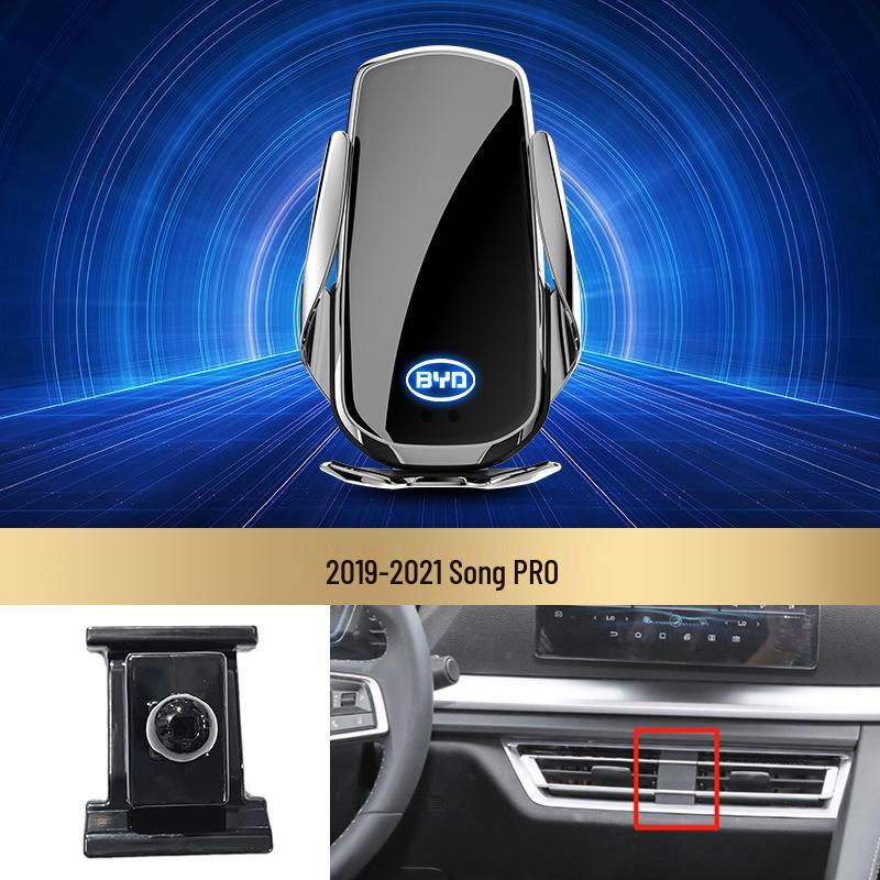 15W Wireless Charger & Navigation Bracket for BYD Song, Qin PLUS, Han EV, G3, Song MAX