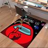 Among Us Print Area Rug-Soft,Washable Non-Slip Indoor Mat Office Chairs,Living Room,Home Office Decorative Rug