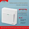 Surface-Mounted Integrated Switch Panel: One-Gang Single-Control, Two-Gang Double-Control, Wall Light Switch with Five Holes.