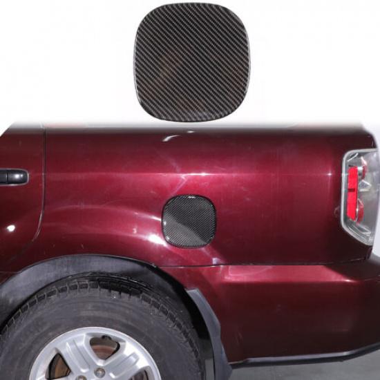 Soft Carbon fiber Fuel Tank Cover Gas Cap Trim Sticker For Honda Pilot 2003-08
