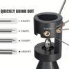 Electrode Sharpener Grinder TIG Welding Tool Multi-Angle and Offset Horizontal Hole Grinder with Cutoff Slot for Welding Aids