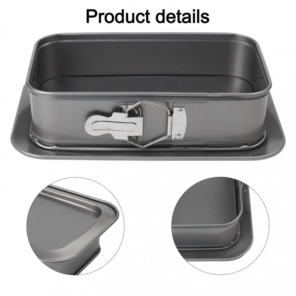 Baking Tray Cake Pan Removable Bottom Easy Cleanup Easy Release Design
