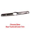 För Toyota Highlander Kluger 2003 2004 2005 2006 2007 Högkvalitativ ABS Krompläterad Bakre Bagagelucka Cover Trim Bilstyling
