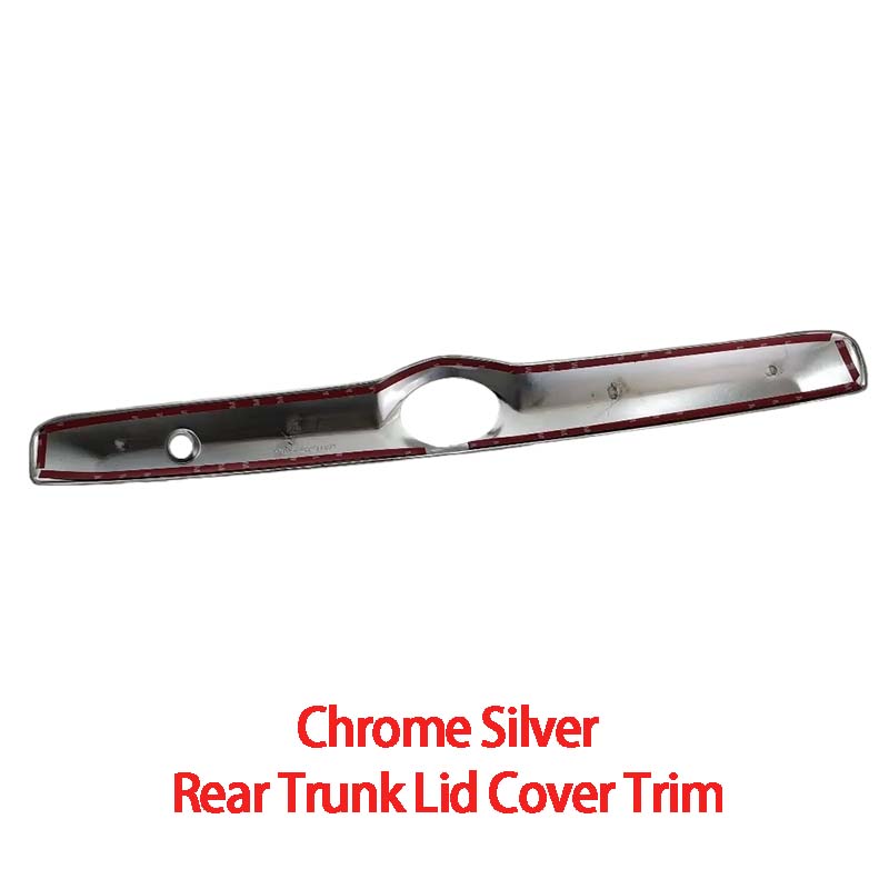 För Toyota Highlander Kluger 2003 2004 2005 2006 2007 Högkvalitativ ABS Krompläterad Bakre Bagagelucka Cover Trim Bilstyling