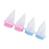 4 Stück Schwimmende Fussel-Tierhaarentferner-Filter-Netzbeutel für Waschmaschine Blau und Rosa