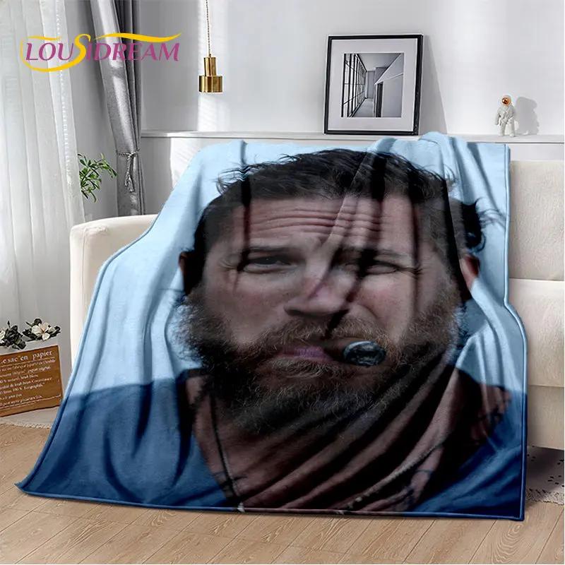 3D Printing Tom Hardy Actor Star Soft Plush Blanket,Flannel Blanket Throw Blanket for Living Room Bedroom Bed Sofa Picnic Cover
