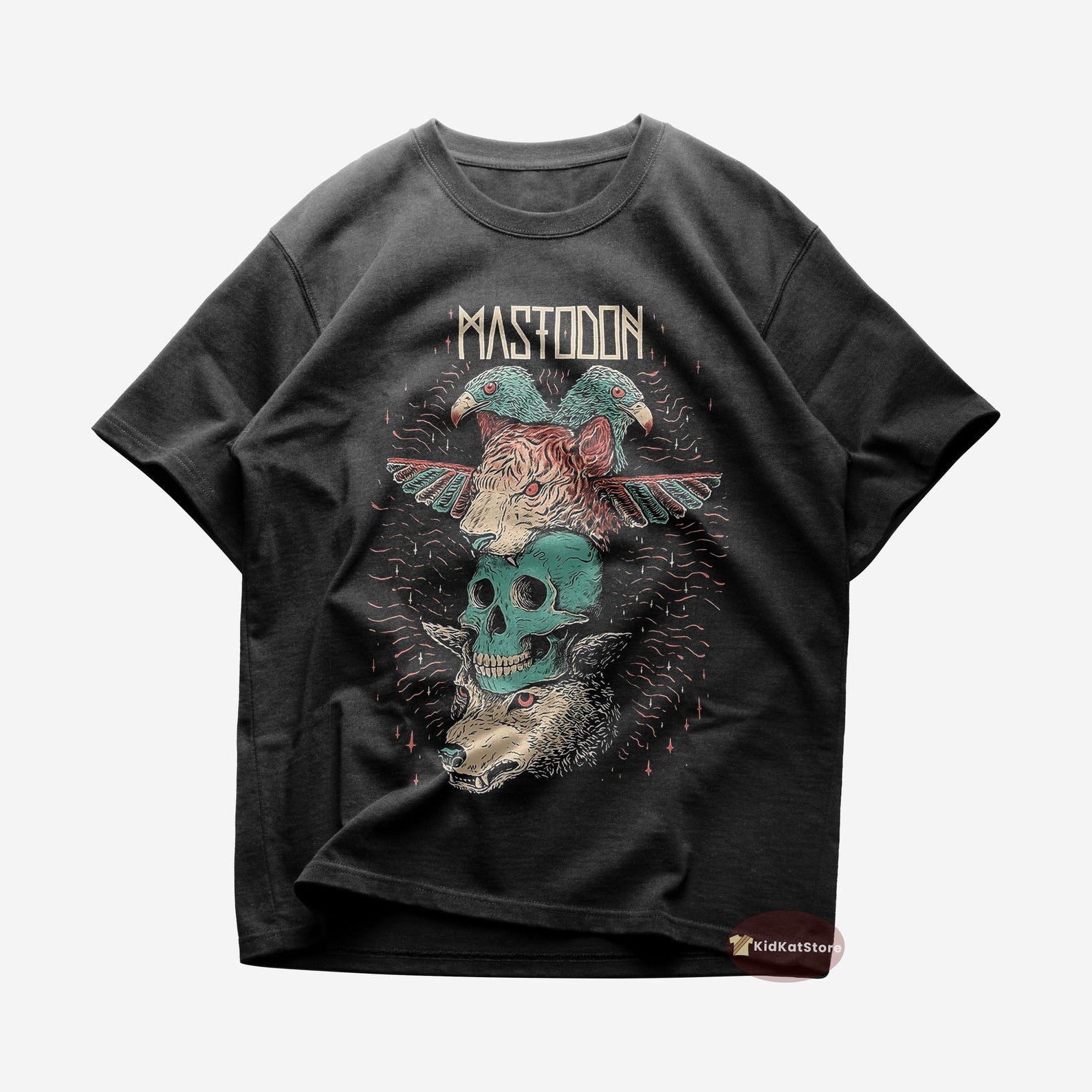 Mastodon T shirt | Metal Music Shirt | High Road | I am Ahab | The Motherload | Mastodon Merch | Cotton Tee 3XL