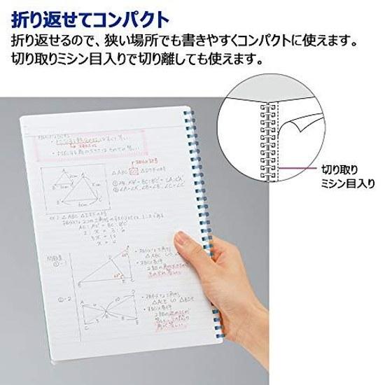 KOKUYO Campus Soft Ring Notebook Dot B Rule 40 Sheets B5 Set 5 S-S111BTX5CSET