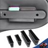 4 PIÈCES Boîte de Rangement pour Poignée de Porte de Voiture Organiseur Plateau Rangement Nettoyage pour Jeep Wrangler JK 2007 2008 2009 2010 Accessoires Intérieurs