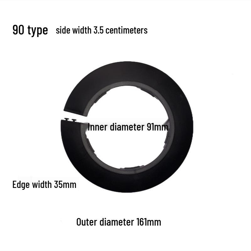 Decorative Pipe Cover Ring for Air Conditioning and Heating Valves