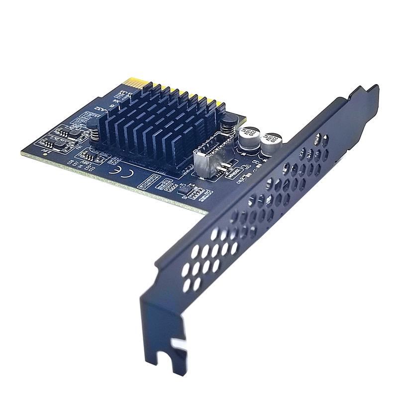 USB 3.2 Gen2x2 20Gbps Expansion Card with Asmedia ASM3242 Chip - PCI-E 4X to Type-C