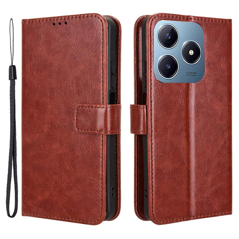 

For Realme Note 60x 4G/C63 4G/C61 4G/Narzo N63 4G Case Wallet PU Leather Flip Phone Cover D