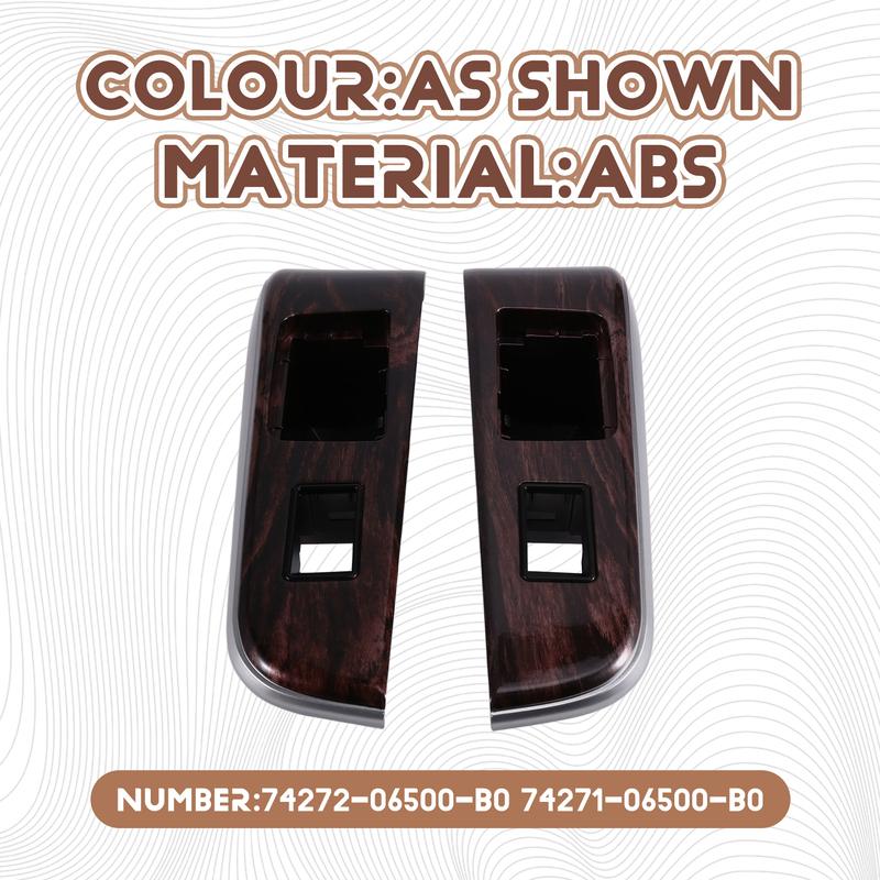 For Toyota Camry 2012-17 Rear Window Control Switch Panel Cover Car Door Armrest LHD 74272-06500-B0 74271-06500-B0