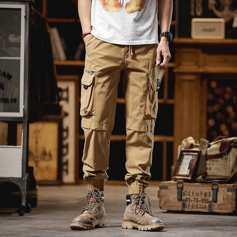 Men's Retro Overalls Outdoor Sports Loose Casual Pants Pants Men's Trendy Brand High-end Trousers Men's Clothing