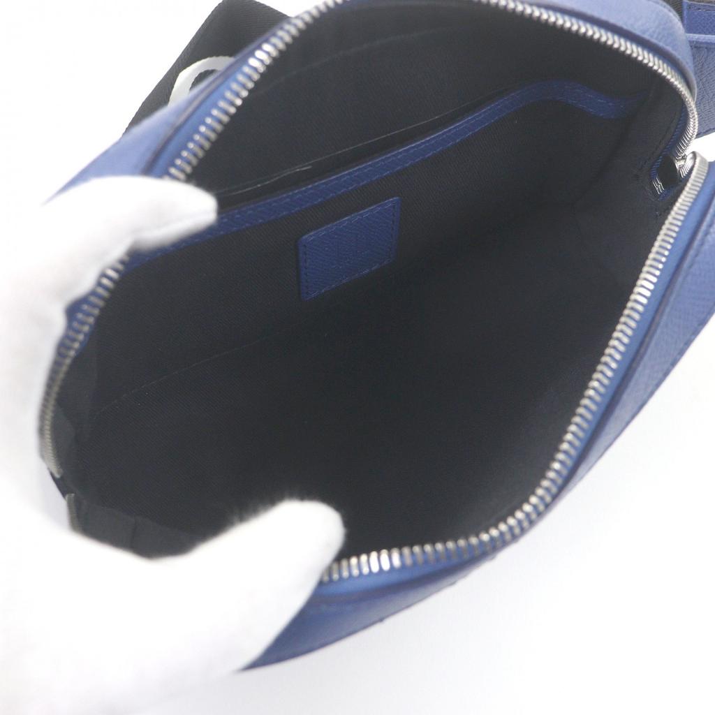 Excellent Dunhill Sling Bag Cadogan Logo Waist Bag/crossbody Bag Blue Used