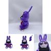 Cute Fnaf Series Midnight Bear Skeleton Purple Rabbit Plush Toy Animal Category