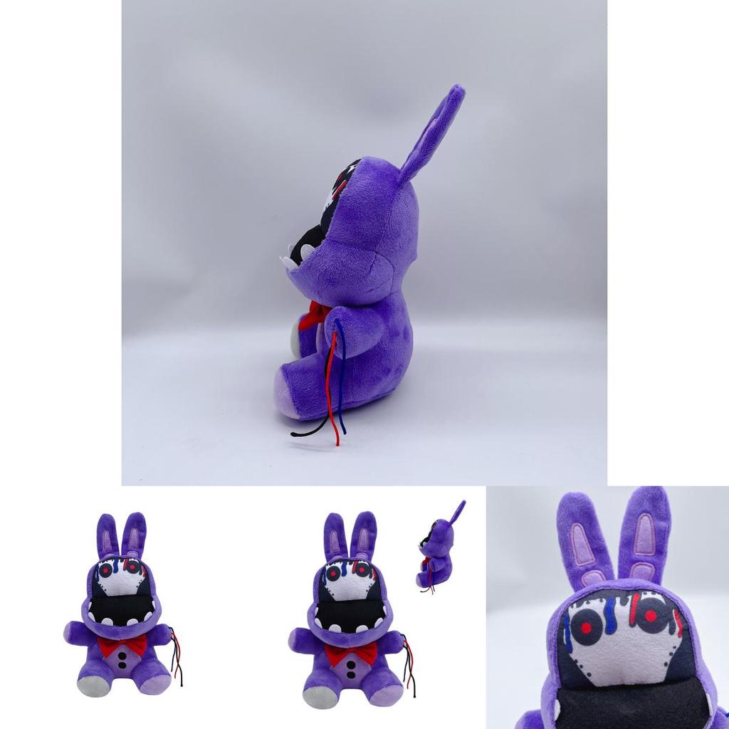 Cute Fnaf Series Midnight Bear Skeleton Purple Rabbit Plush Toy Animal Category