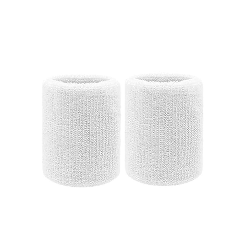 Aolikes 1 Pair Towel Sports Wristbands Tennis Sweat Bands Wrist Guard For Basketball Volleyball Padel Fitness Sweatbands Wrap