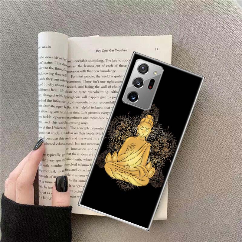 Buddha's return and Buddha lotus Phone Case For Samsung S24 S23 FE S22 S25 Ultra S21 Plus Galaxy S20 FE S25 Edge Cover Capa Soft