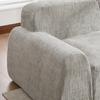 Modular Compression Sofa, Chenille Fabric, Filled with 30D High-Resilience Foam. Easy To Move, Non-Slip Base, Ideal for Living Room - Gray