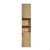 PureBliss Tall Bathroom Cabinet In Oak Decor.