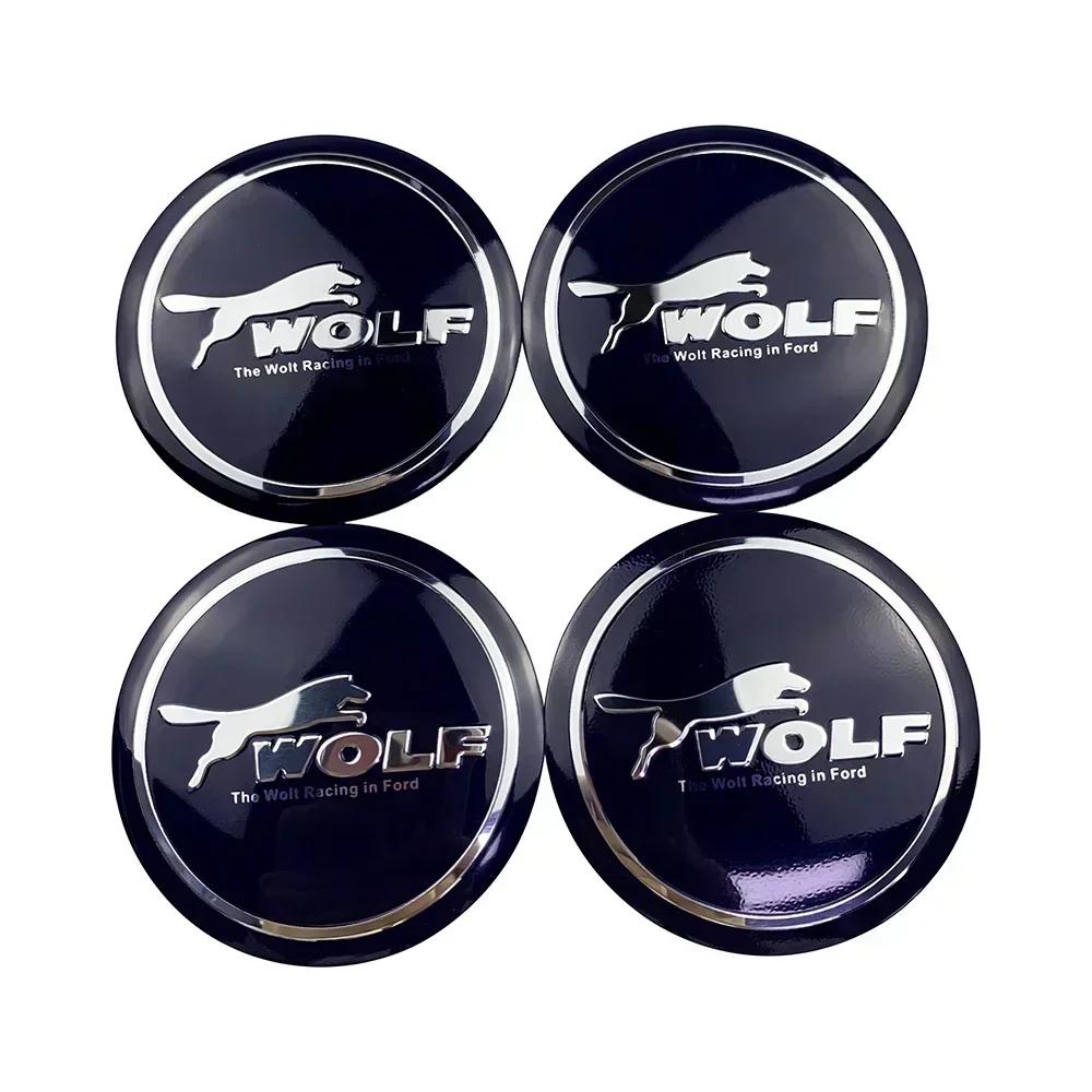 

For Ford Mondeo Mustang Shelby Focus Fiesta MK7 Mk4 Fusion Kuga ST RS 56mm Alloy Car Wheel Center Emblem Sticker Decoration
