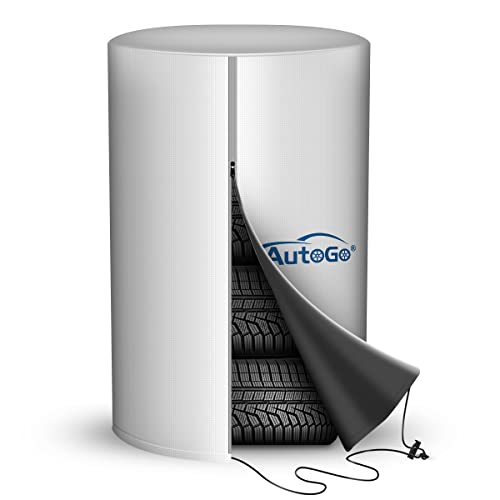 

Чехол для шин AutoGo [Только для хранения на открытом воздухе, водонепроницаемый, защита от УФ-лучей] Вмещает 4 шины Предотвращает износ, грязь и пыль Доступен по частям