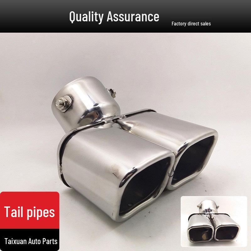 CRV/Hyundai IX35/Infiniti JX35 Dual Outlet SUV 7.6 Caliber Exhaust Tailpipe