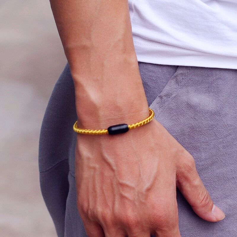 New Grade A Keel Rope Bracelet Men Stainless Steel Magentic Clasp Pulsera Roja Braclet Tissu Homme Gift For Him Cord Chain Joias