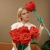 85cm Plush Rose Flower Stuffed Flower Bendable Stems Plush Bouque Soft Rose Flower 2026 Mother's Day Valentine's Day Gifts