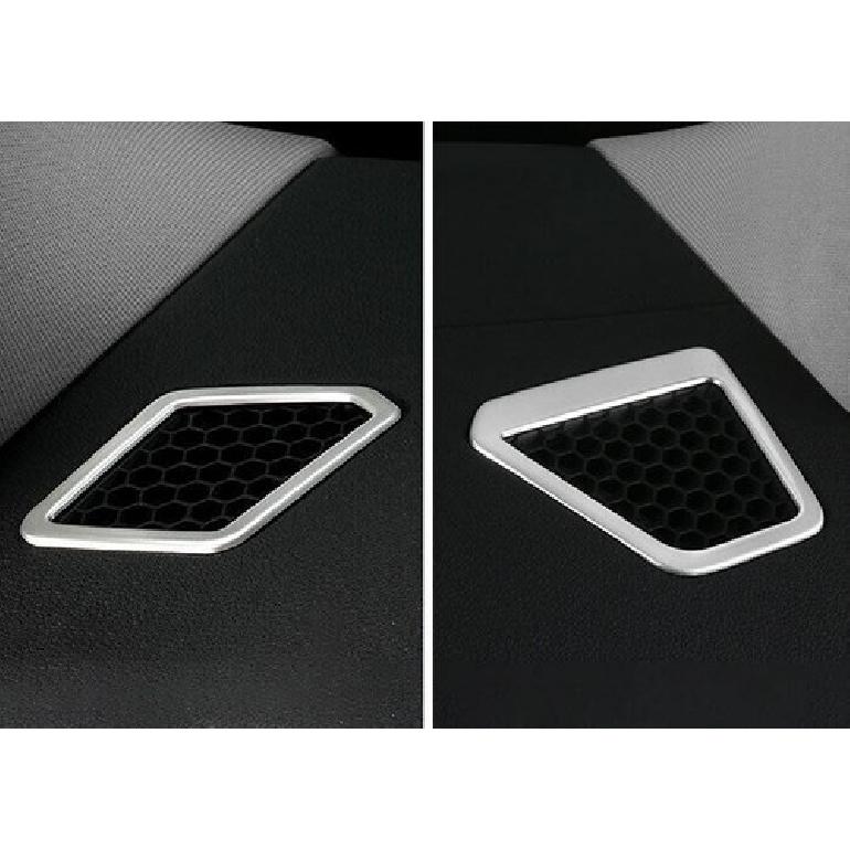 Console Side Outlet Vent Trim Fit For BMW 3-Series G20 - Silver Steel