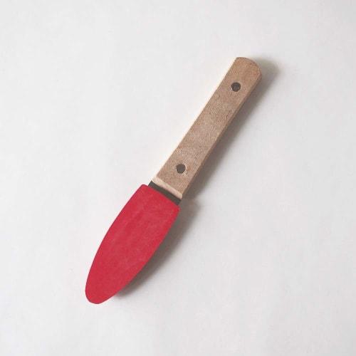 Ozaki Kame Shoten KO Finishing Spatula, Mature Body + Pink 7mm (1 Set) | Caulking Sealing Spatula