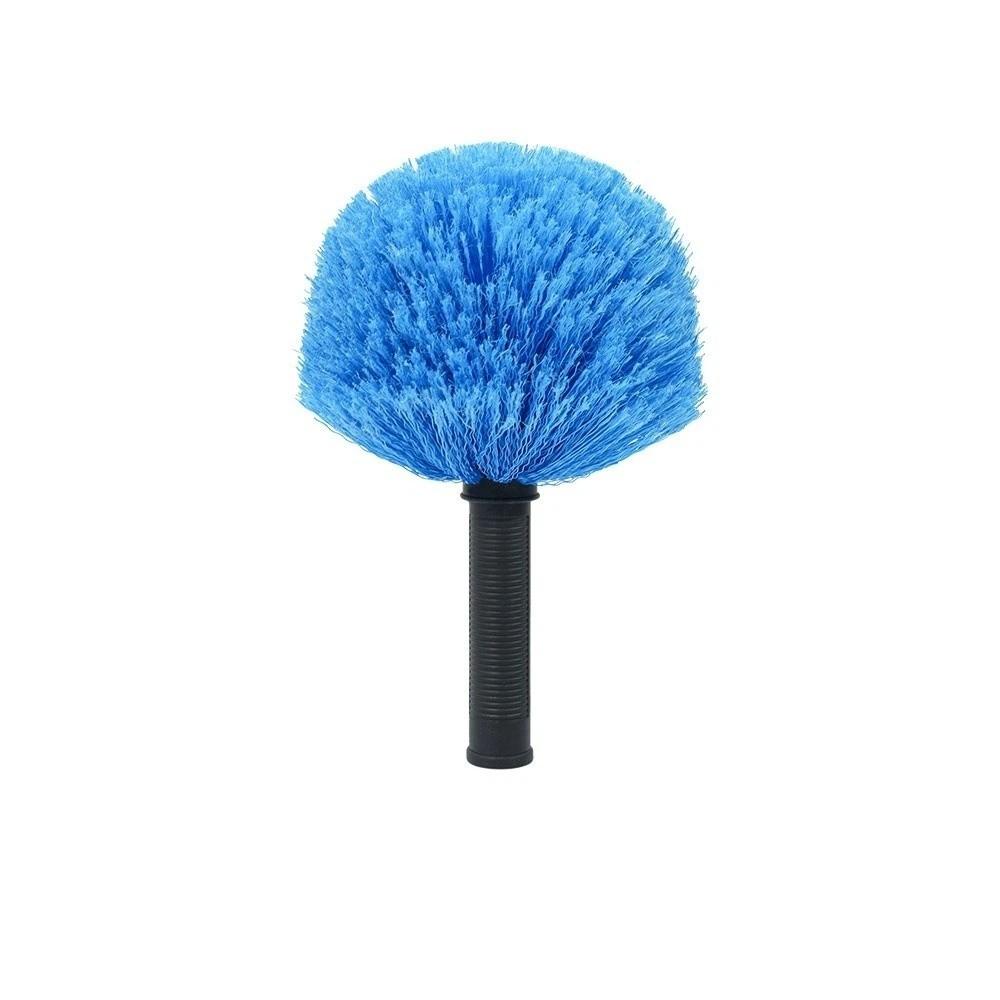 Plastic Round Head Brush High Areas Long Handle Brush Practical Ceiling Duster Gutter Cleaning Brush Head