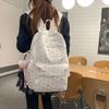 Zaino nuovo zaino femminile atmosfera ragazza scuola media pois fiocco zaino carino studente universitario zaino per la classe femminile