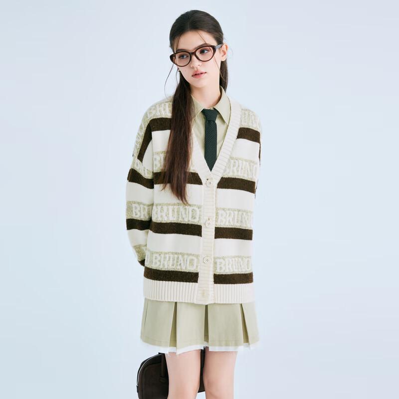 

Ledin 2025 Весенний Полосатый Кардиган L